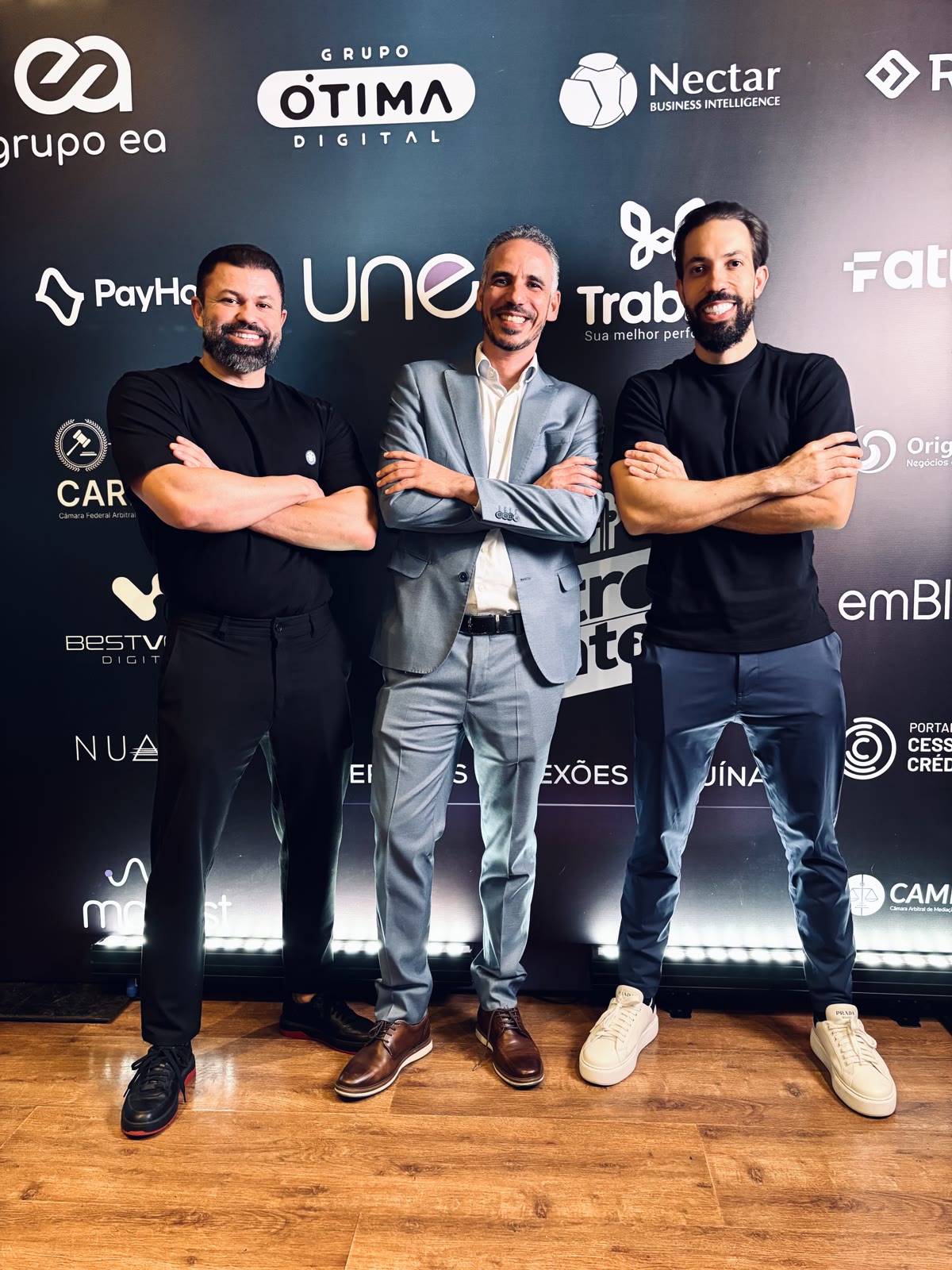 Marcos Guerra, Pedro Pimenta e Thiago Thamiel, sócios do Contra Ponto